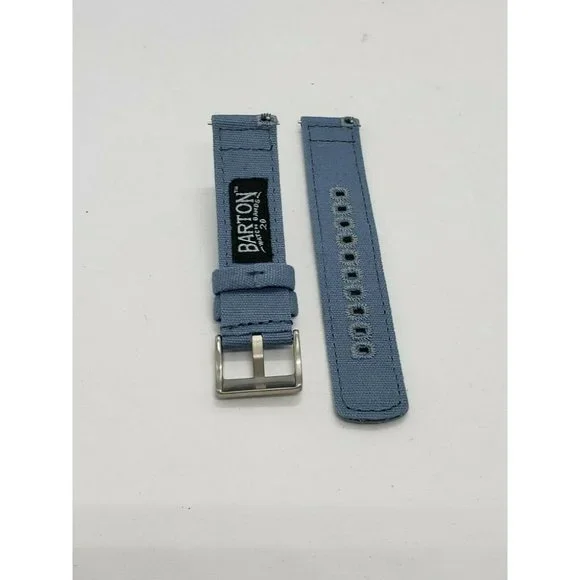 BARTON Blue Canvas Quick Release 20mm